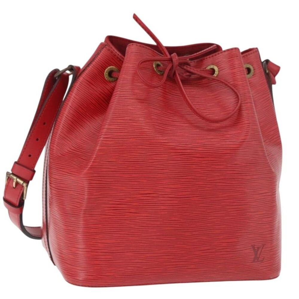 Louis Vuitton Petit Noe Epi Leather Red Leather Shoulder Bag Bag